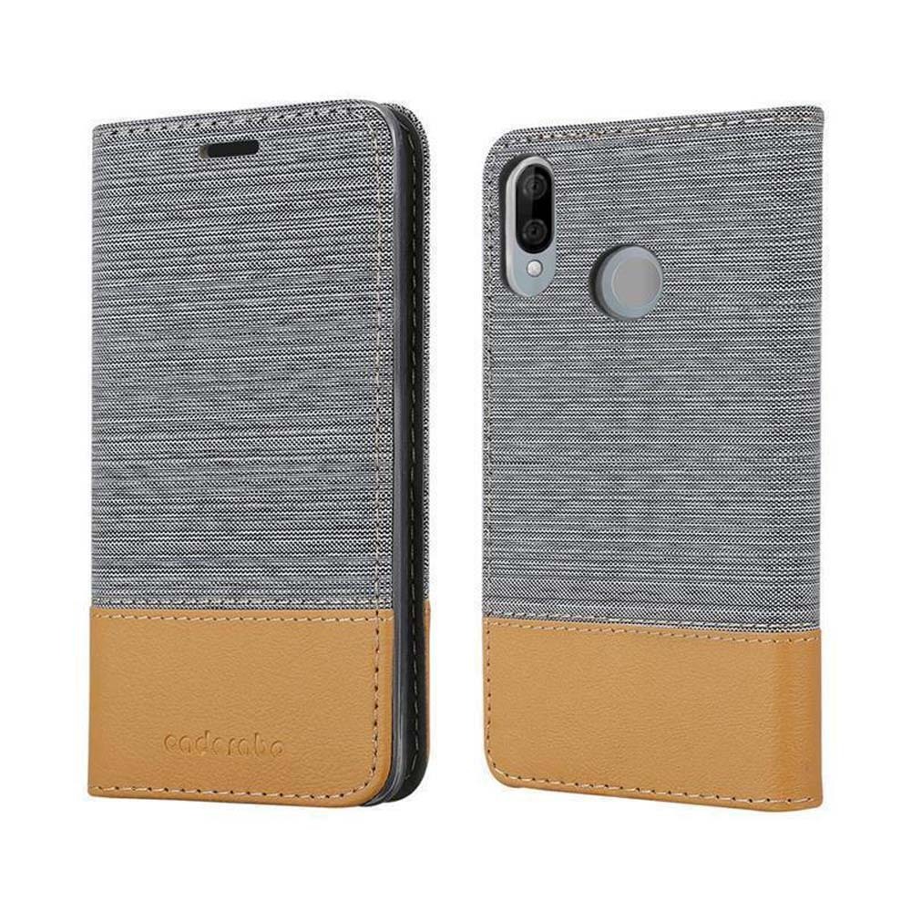 WIKO VIEW 3 LITE Pungetui Cover Case (Grå)