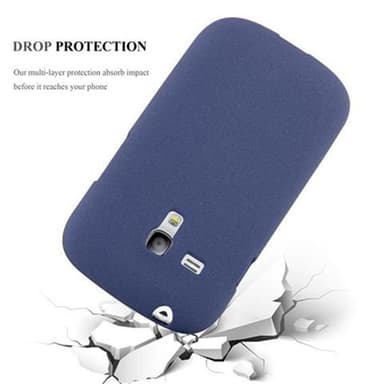 Cover Samsung Galaxy S3 MINI Etui Case (Blå)