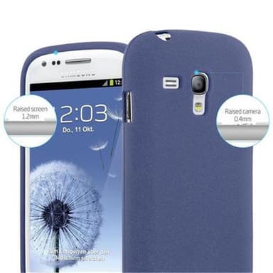 Cover Samsung Galaxy S3 MINI Etui Case (Blå)