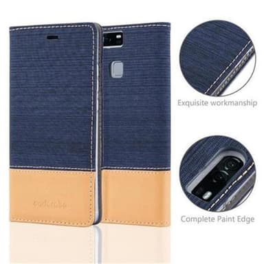 Huawei P9 Pungetui Cover Case (Blå)