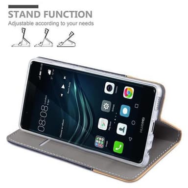 Huawei P9 Pungetui Cover Case (Blå)