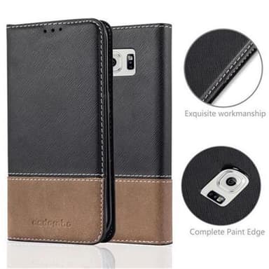 Samsung Galaxy S6 EDGE Etui Case Cover (Sort)