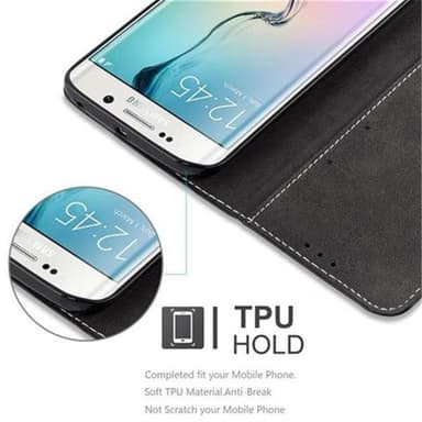 Samsung Galaxy S6 EDGE Etui Case Cover (Sort)