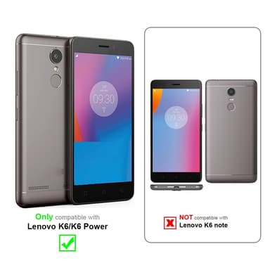 Cover Lenovo K6 / K6 POWER Etui Case (Sort)