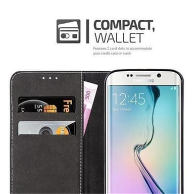 Samsung Galaxy S6 EDGE Etui Case Cover (Sort)