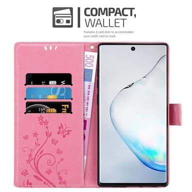 Samsung Galaxy NOTE 10 Pungetui Cover Case (Lyserød)