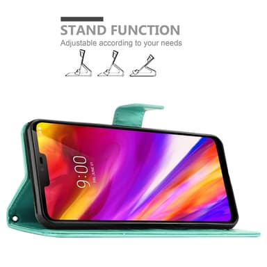 LG G7 ThinQ / FIT / ONE Pungetui Cover Case (Turkis)