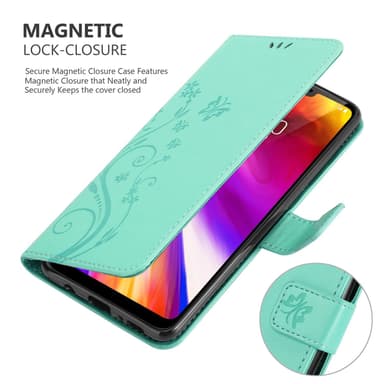 LG G7 ThinQ / FIT / ONE Pungetui Cover Case (Turkis)