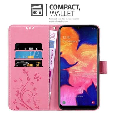 Samsung Galaxy A10 / M10 Pungetui Cover Case (Lyserød)