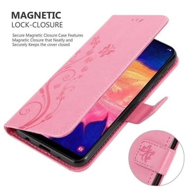 Samsung Galaxy A10 / M10 Pungetui Cover Case (Lyserød)