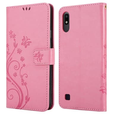 Samsung Galaxy A10 / M10 Pungetui Cover Case (Lyserød)