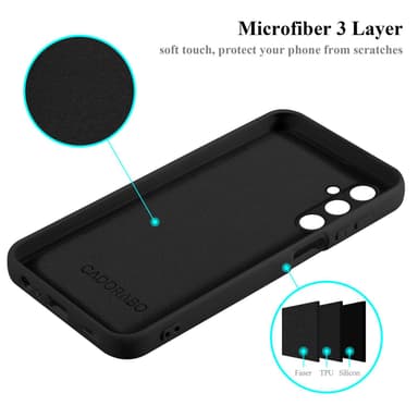 Samsung Galaxy A05s Cover Etui Case (Sort)