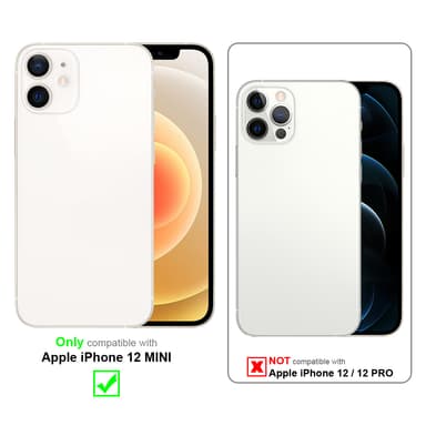 iPhone 12 MINI Pungetui Cover Case (Lilla)