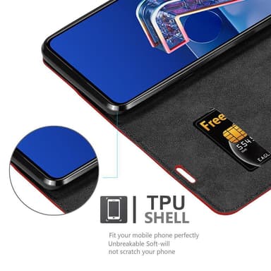 Asus ZenFone 7 PRO Cover Etui Case (Rød)