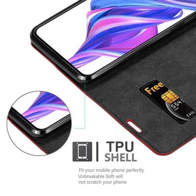 Honor 9X Cover Etui Case (Rød)