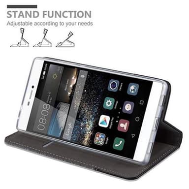 Huawei P8 Pungetui Cover Case (Grå)