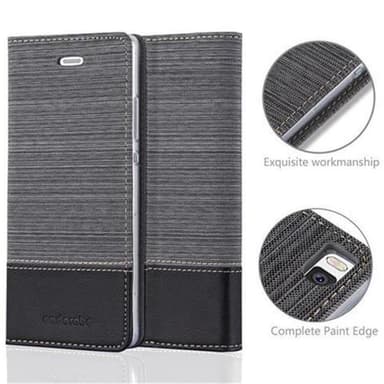 Huawei P8 Pungetui Cover Case (Grå)
