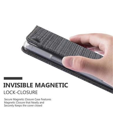 Huawei P8 Pungetui Cover Case (Grå)