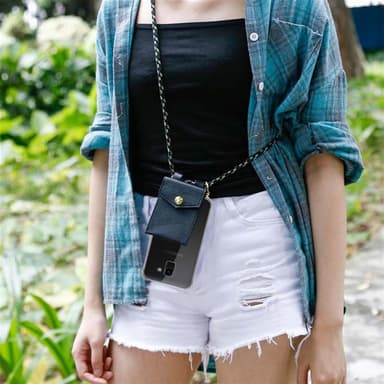 Samsung Galaxy J6 2018 Etui Cover Kæde (Brun)