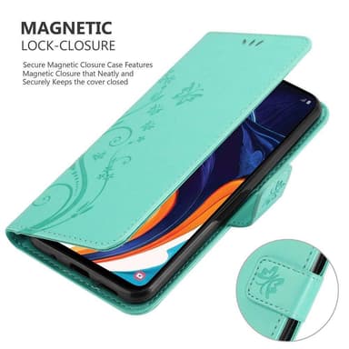 Samsung Galaxy A60 / M40 Pungetui Cover Case (Turkis)