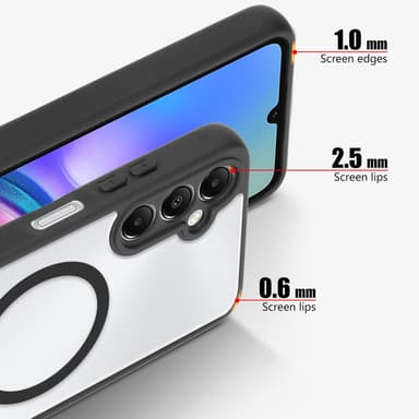 Samsung A05S Cover Etui kompatibel Magsafe (Sort)