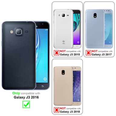Samsung Galaxy J3 2016 Etui Case Cover (Lyserød)