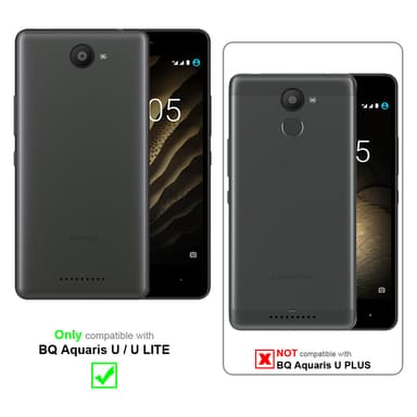 BQ Aquaris U / U LITE Cover Etui Case (Sort)