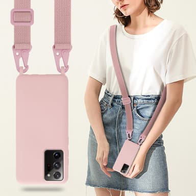 Samsung Galaxy NOTE 20 PLUS Etui Cover Kæde (Lyserød)