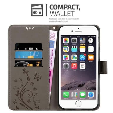 iPhone 6 / 6S Pungetui Cover Case (Grå)