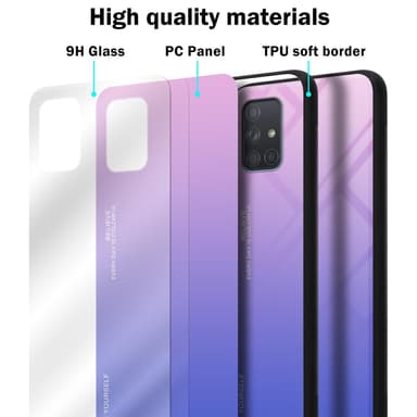 Cover Samsung Galaxy A71 4G Etui Case (Sort)