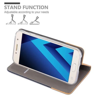 Samsung Galaxy A3 2017 Pungetui Cover Case (Blå)