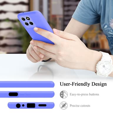 Honor X8 5G Cover Etui Case (Lilla)
