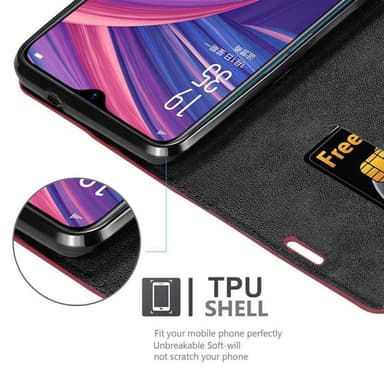 Oppo R17 PRO Cover Etui Case (Rød)