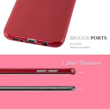 Samsung Galaxy S7 EDGE Etui Case Cover (Rød)