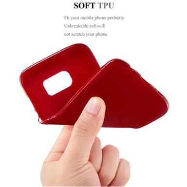 Samsung Galaxy S7 EDGE Etui Case Cover (Rød)