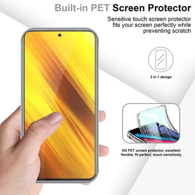 Cover Xiaomi POCO X3 NFC Etui Case (Gennemsigtig)
