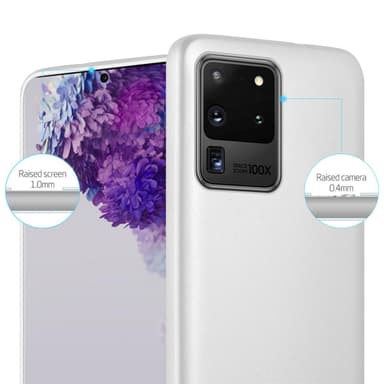 Samsung Galaxy S20 ULTRA Cover Etui Case (Sølv)