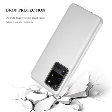 Samsung Galaxy S20 ULTRA Cover Etui Case (Sølv)