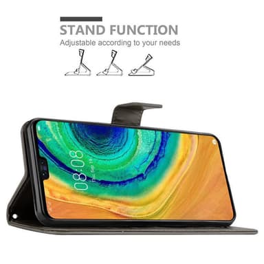 Huawei MATE 30 Pungetui Cover Case (Grå)