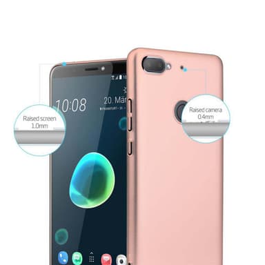 HTC Desire 12 PLUS Cover Etui Case (Lyserød)