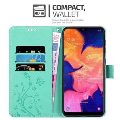 Samsung Galaxy A10 / M10 Pungetui Cover Case (Turkis)