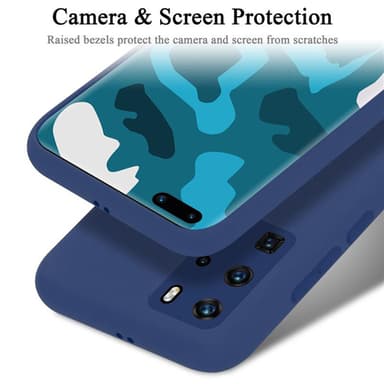 Huawei P40 PRO / P40 PRO+ Cover Etui Case (Blå)