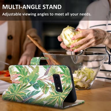 Samsung Galaxy S10e Pungetui Cover Case (Grøn)