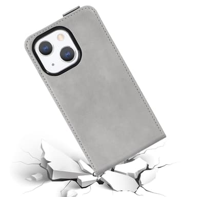 iPhone 13 Pungetui Flip Cover (Grå)