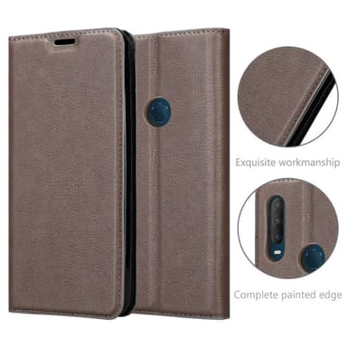 Alcatel 1S 2020 Cover Etui Case (Brun)