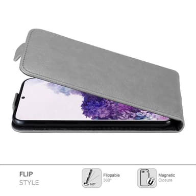 Samsung Galaxy S20 Pungetui Flip Cover (Grå)
