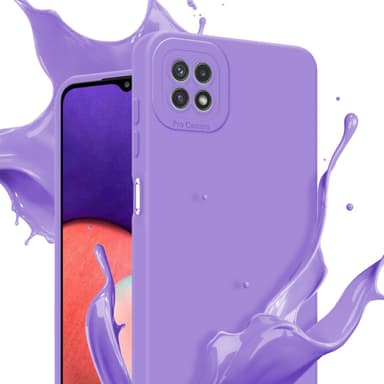 Samsung Galaxy A22 5G Cover Etui Case (Lilla)