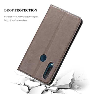 Alcatel 1S 2020 Cover Etui Case (Brun)