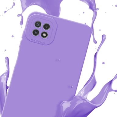 Samsung Galaxy A22 5G Cover Etui Case (Lilla)