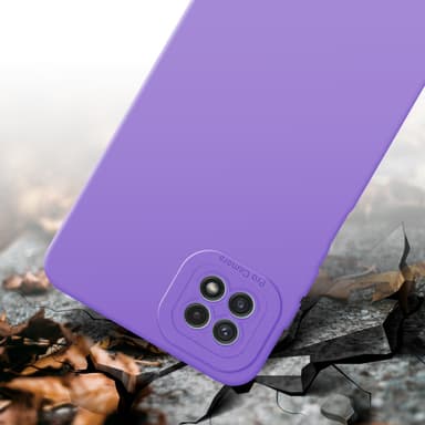 Samsung Galaxy A22 5G Cover Etui Case (Lilla)